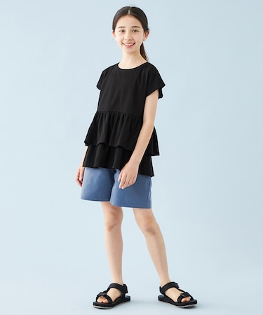 【110-150cm】FINE MOVE ショートパンツ(UNISEX)
