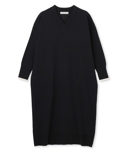【WEB限定】マイビューティニット Vネックワンピース