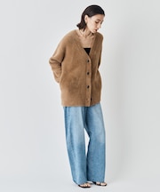 【UNFILO DENIM】撥水ストレッチ バレルレッグデニム