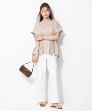 【UNFILO DENIM/新色追加】撥水ストレッチ ルーズワイドデニム