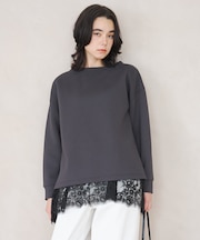 BEAUTY FORM JERSEY サイドスリット プルオーバー