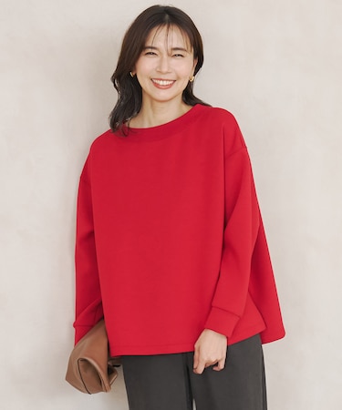 BEAUTY FORM JERSEY サイドスリット プルオーバー