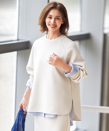 【WEB限定カラー】BEAUTY FORM JERSEY バックZIP プルオーバー