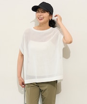 メッシュ ハーフスリーブ ニット