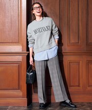 【ウエストゴム/14サイズ展開】beauty warm pants ワイド