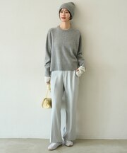 【ウエストゴム/14サイズ展開】beauty warm pants ワイド