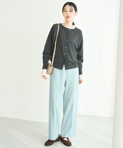 【ウエストゴム/14サイズ展開】beauty warm pants ワイド