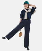 【ウエストゴム/14サイズ展開】beauty warm pants ワイド