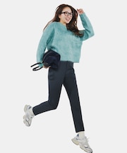 【ウエストゴム/14サイズ展開】beauty warm pants テーパード