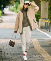 【東レ開発素材にリニューアル！】beauty warm 最愛ジョグパン