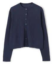 シアー クロップド カーディガン