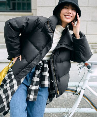 【自宅で洗濯OK / 軽量で暖かい】TAIONコラボ ショートダウン