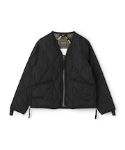 【120-150cm】TAION ミリタリーZIP Vネック ダウンジャケット(UNISEX)