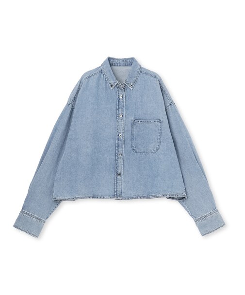 UNFILO DENIM クロップドシャツ