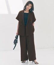 【セットアップ着用可/ウエストゴム】TENNEN TOUCH COOL イージーワイドパンツ