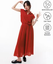 【WEB限定カラー】ヴィンテージシアー ギャザーワイドパンツ