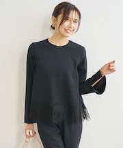 【セットアップ着用可】BEAUTY MOVE レースブラウス