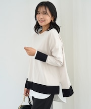 マイビューティニット ワイドクルーネック