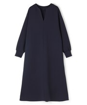 BEAUTY FORM JERSEY キーネックワンピース