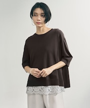 【新色追加】スゴ機能美ニット ハーフスリーブ