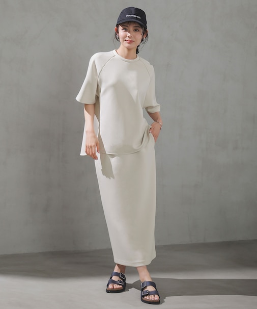 BEAUTY FORM JERSEY light Iラインスカート