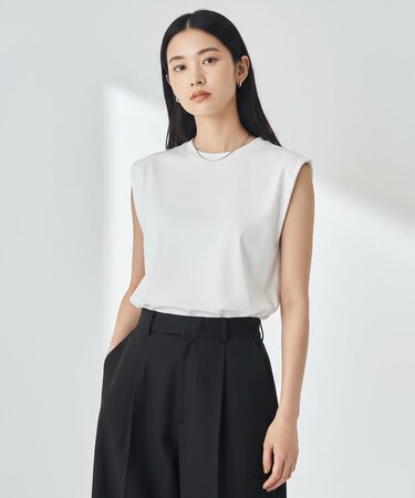 LAYERED FRONT ノースリーブ