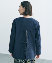【WEB限定カラー】バックリボン イージーケアシャツ