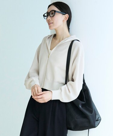 シアーダンボールニット ZIPフーディ