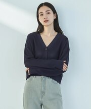 メッシュニット カーディガン