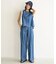 UNFILO DENIM LIGHT タックワイドパンツ