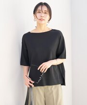 スゴ機能美 ハーフスリーブ ニット