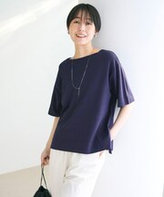 スゴ機能美 ハーフスリーブ ニット