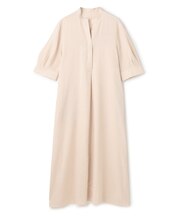 リネンレーヨン スキッパー ワンピース