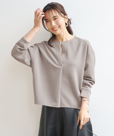 BEAUTY FORM JERSEY ソフト コクーンプルオーバー
