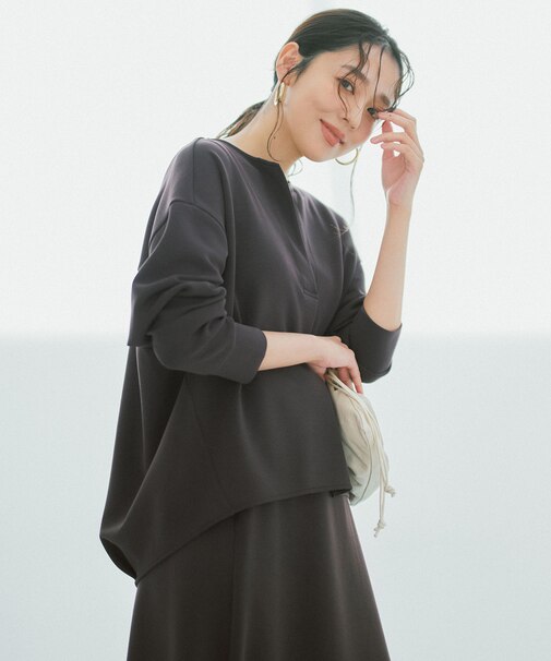 BEAUTY FORM JERSEY ソフト コクーンプルオーバー