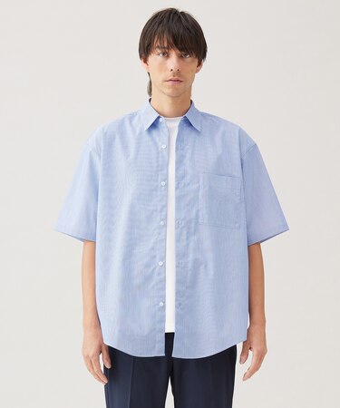 コットンライク 半袖シャツ【ギフトにもおすすめ】
