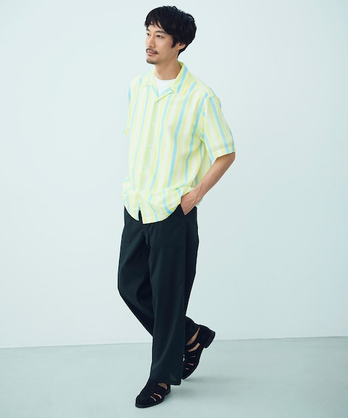 TENNEN TOUCH タックパンツ
