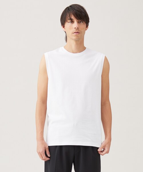 BASIC ノースリーブ カットソー｜アンフィーロ メンズの通販｜&mall