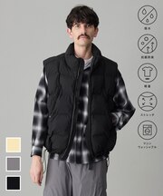 【撥水/洗濯機可】ウォーム ライトムーブ リバーシブルベスト
