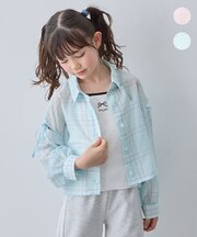 シアーチェックシャツ