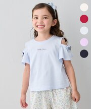 【綿100%】【新色追加】オンオフショルダー Tシャツ