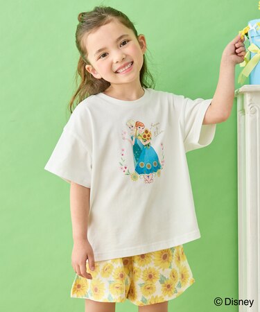 【ディズニー/FROZEN】【綿100%】ひんやり オーバーサイズTシャツ
