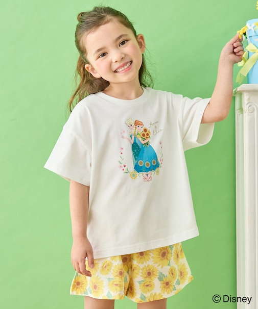 【ディズニー/FROZEN】【綿100%】ひんやり オーバーサイズTシャツ