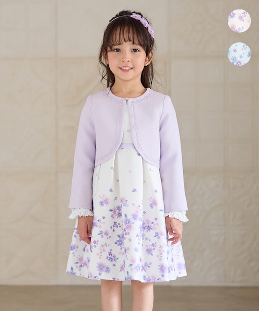 花柄プリント ワンピース