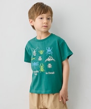 【綿100%】昆虫プリント 半袖Tシャツ