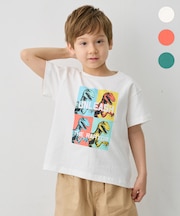 【綿100％】恐竜プリント 半袖Tシャツ
