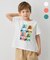 【綿100％】恐竜プリント 半袖Tシャツ