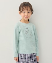 【一部店舗/WEB限定】【綿100%】プリント 長袖Tシャツ