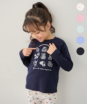 【一部店舗/WEB限定】【綿100%】プリント 長袖Tシャツ