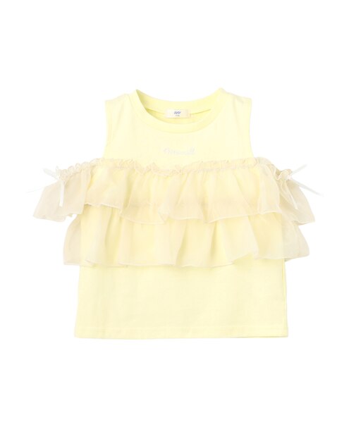 【新色追加】3WAY フリルドッキングTシャツ